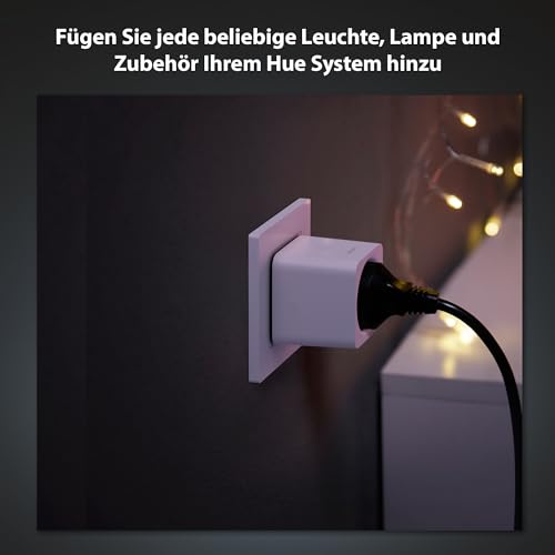 Philips Hue Smart Plug weiß, smarte Steckdose, kompatibel mit Amazon Alexa (Echo, Echo Dot), 3-er Pack