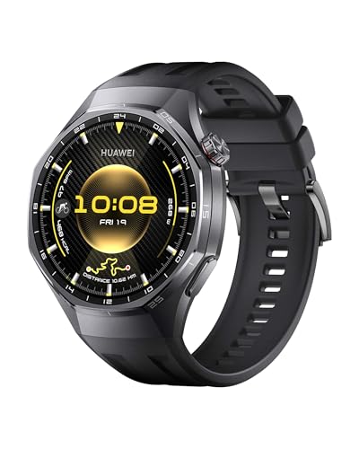 HUAWEI Watch GT 6 Pro Smartwatch, GPS Sportuhr mit EKG, 46mm, Schwarz